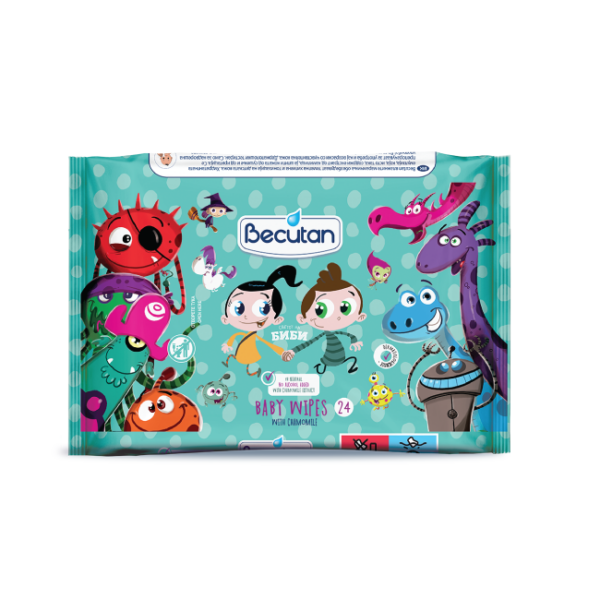 БЕКУТАН-Влажни марамчиња 1/24