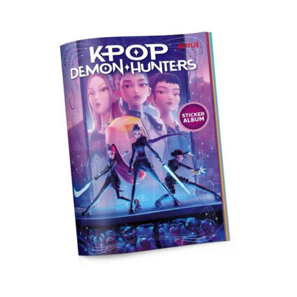 K-Pop Demon Hunters - Албум со самолепливи сликички