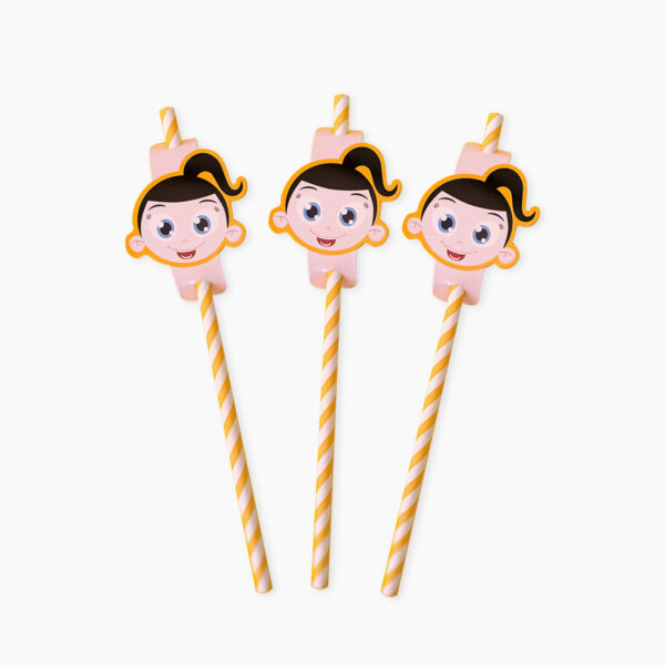 Роденденски цевки Биби-Party straws Bibi 6/1